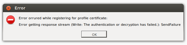 Technitium Bit Chat Profile Registration Error